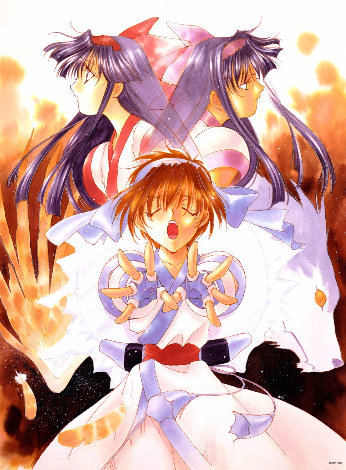 mamahaha, nakoruru, rera, rimururu, samurai_spirits, shikuru, snk