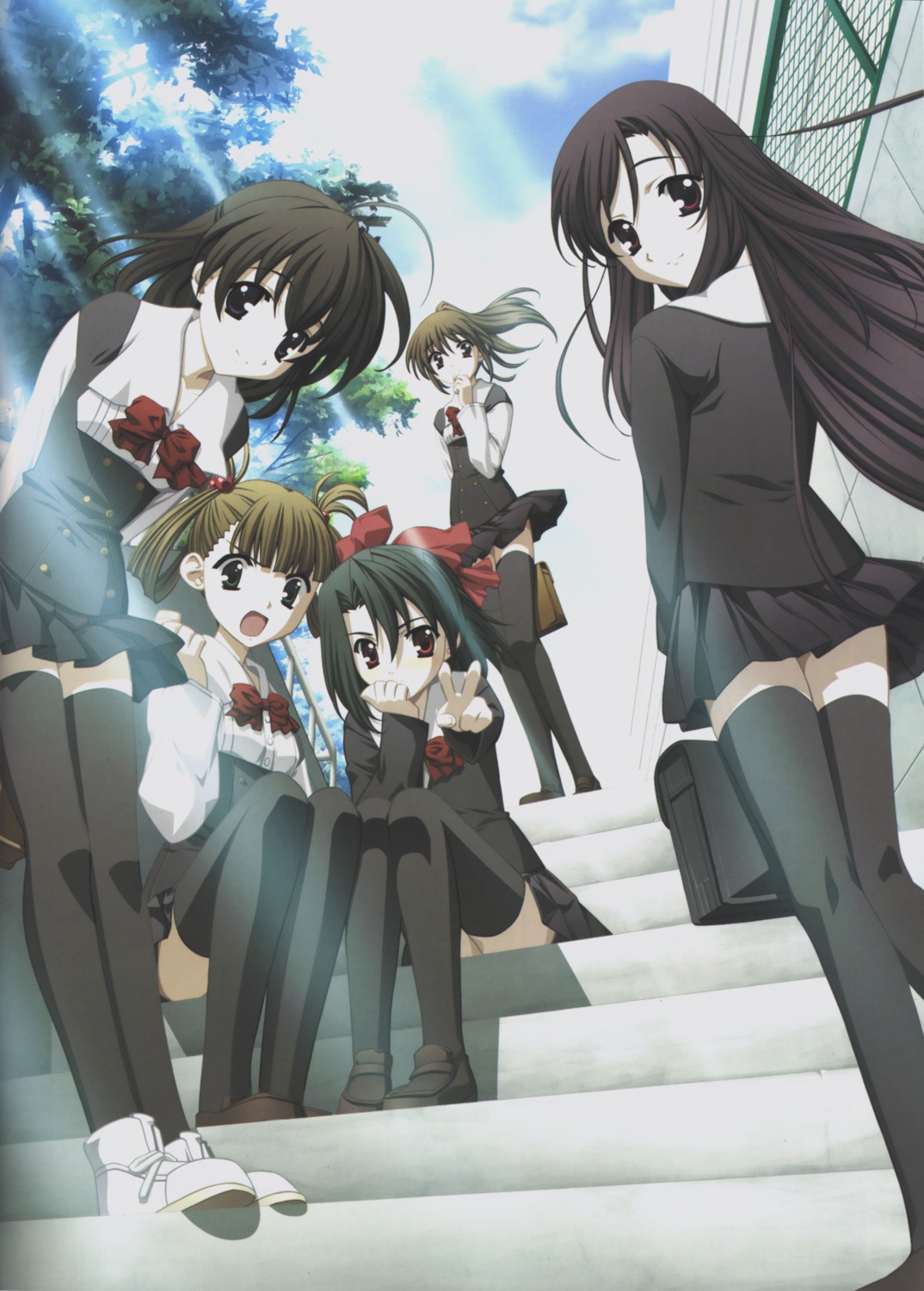 gotou_junji, katou_otome, katsura_kotonoha, kiyoura_setsuna, kuroda_hikari, saionji_sekai, school_days, seifuku
