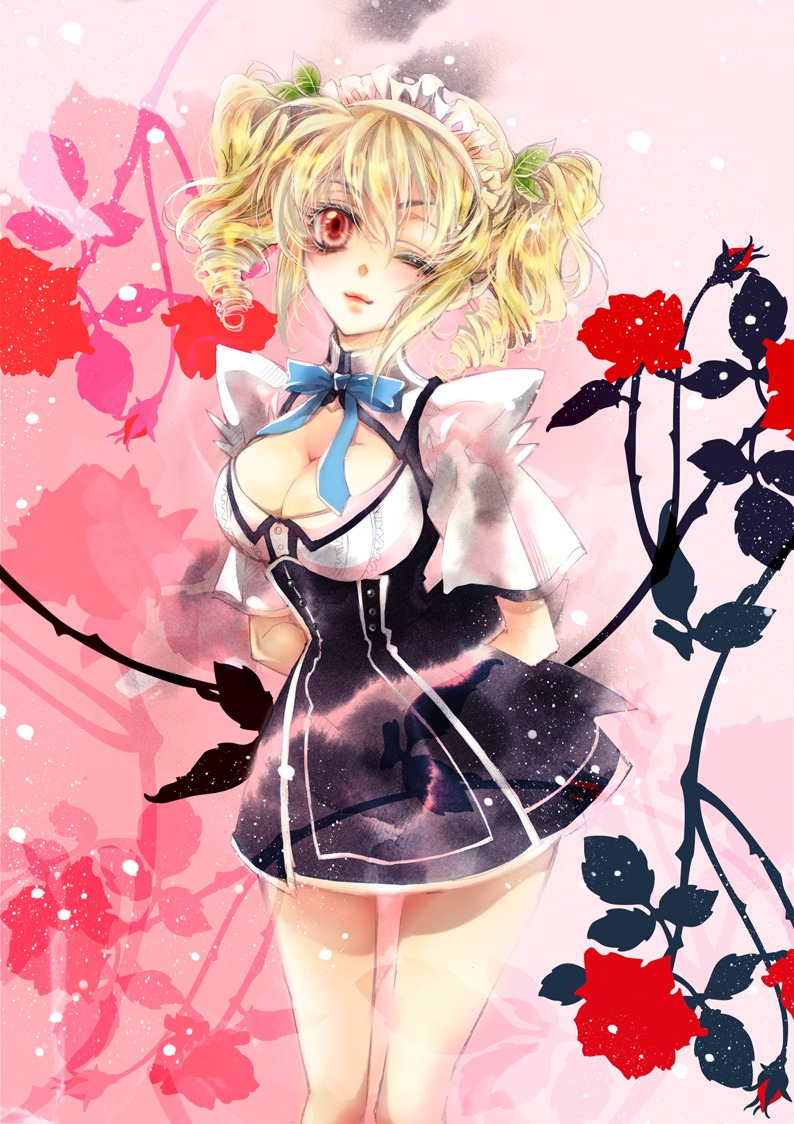 cleavage, lee_sun-young, maid