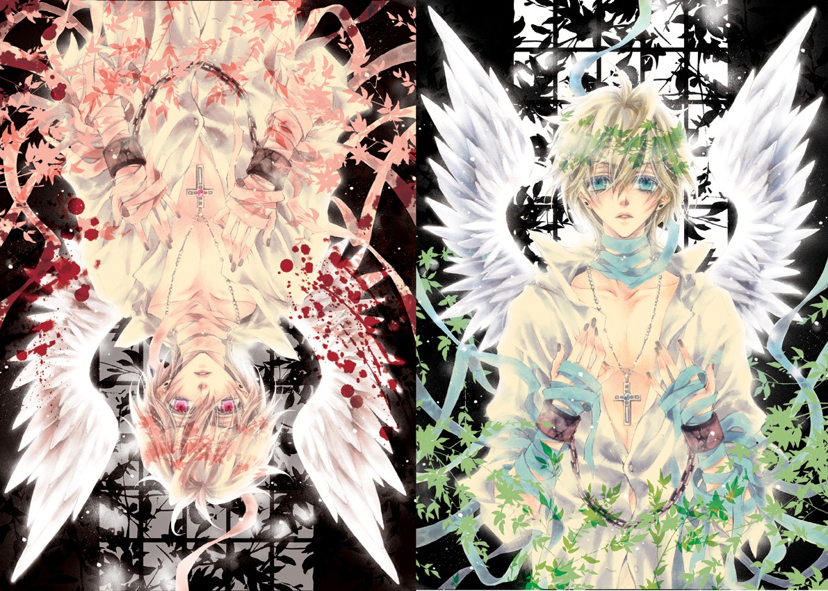 bandages, lee_sun-young, male, wings
