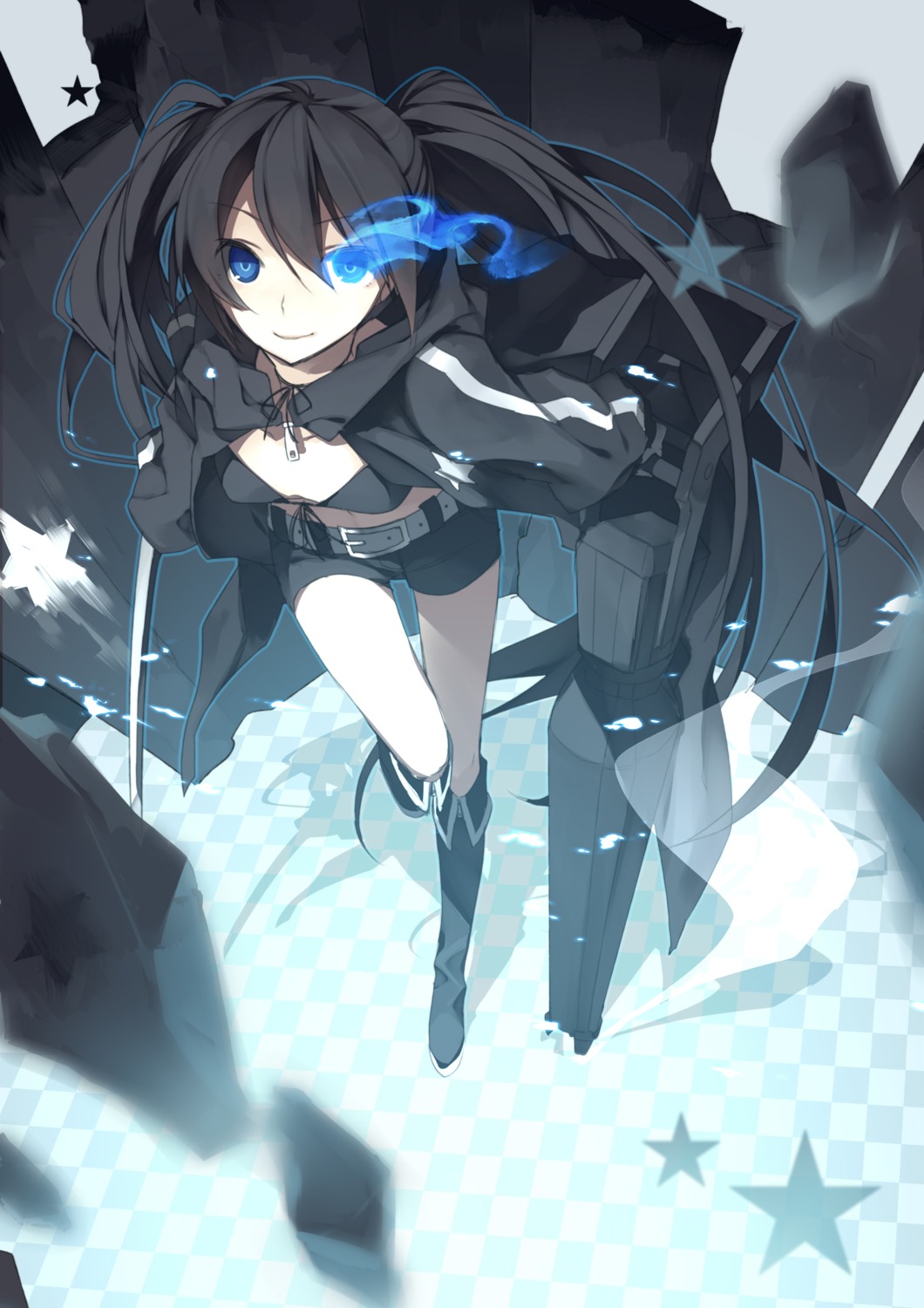 black_rock_shooter, black_rock_shooter_(character), hijiri_(resetter), vocaloid