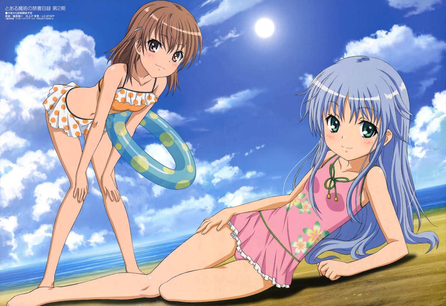 bikini, index, misaka_mikoto, shinohara_kenji, swimsuits, toaru_majutsu_no_index