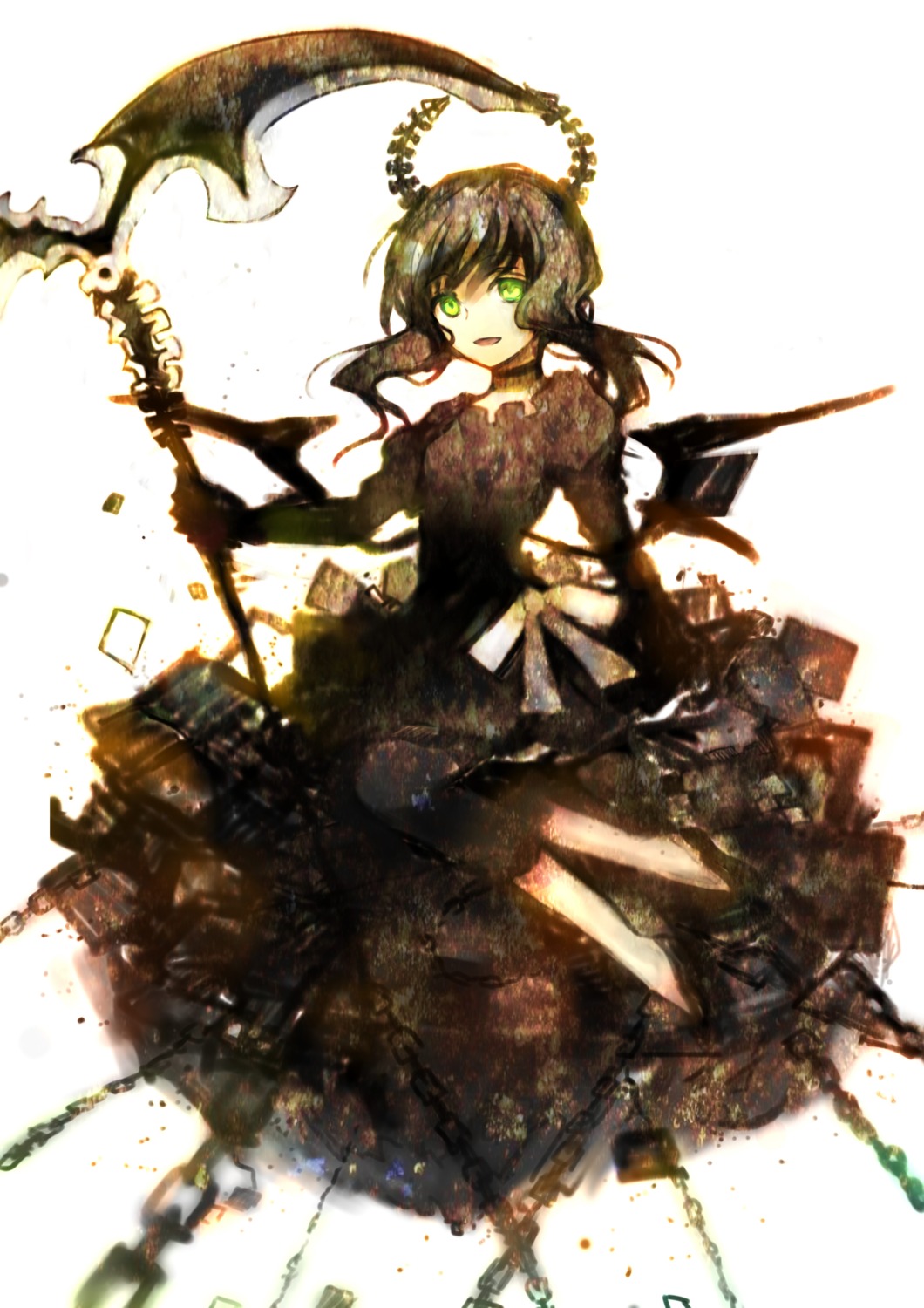 black_rock_shooter, dead_master, horns, tsuchiya_akira, vocaloid