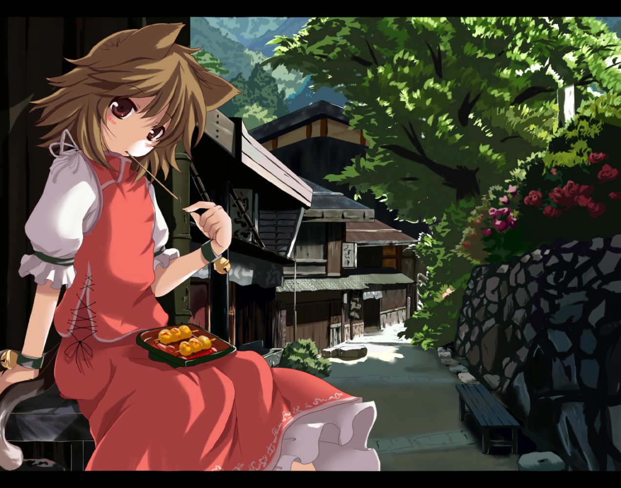 animal_ears, chen, nejime, nekomimi, tail, touhou