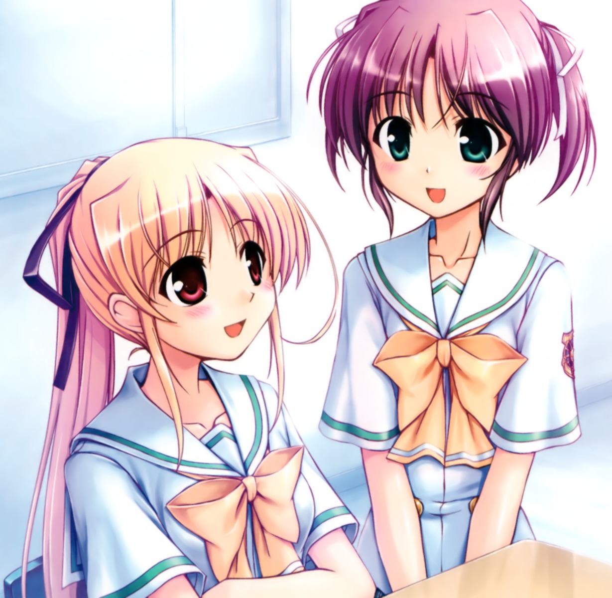 asagiri_mai, august, bekkankou, cynthia_marguerite, seifuku, yoake_mae_yori_ruriiro_na