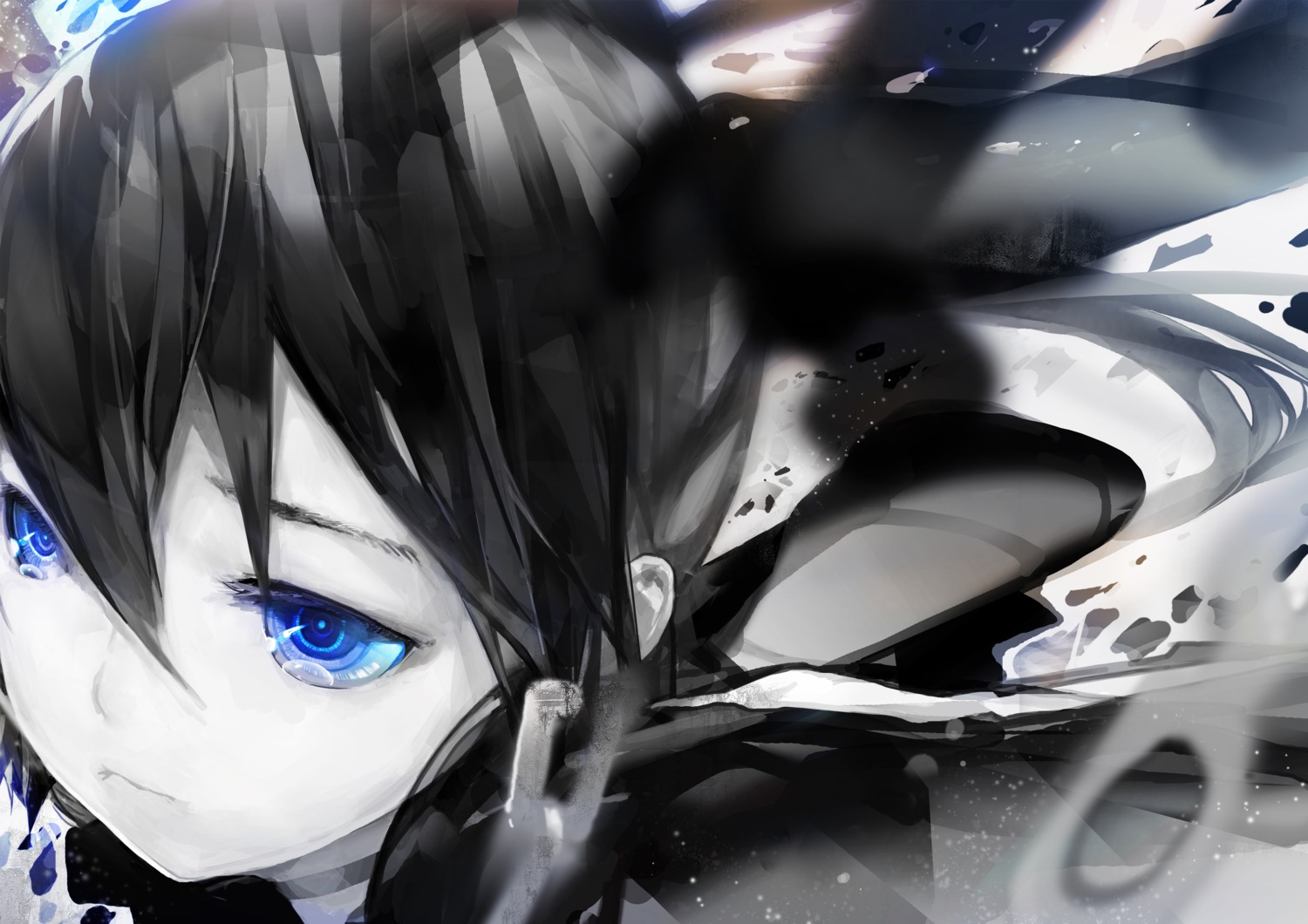black_rock_shooter, black_rock_shooter_(character), el-zheng, vocaloid