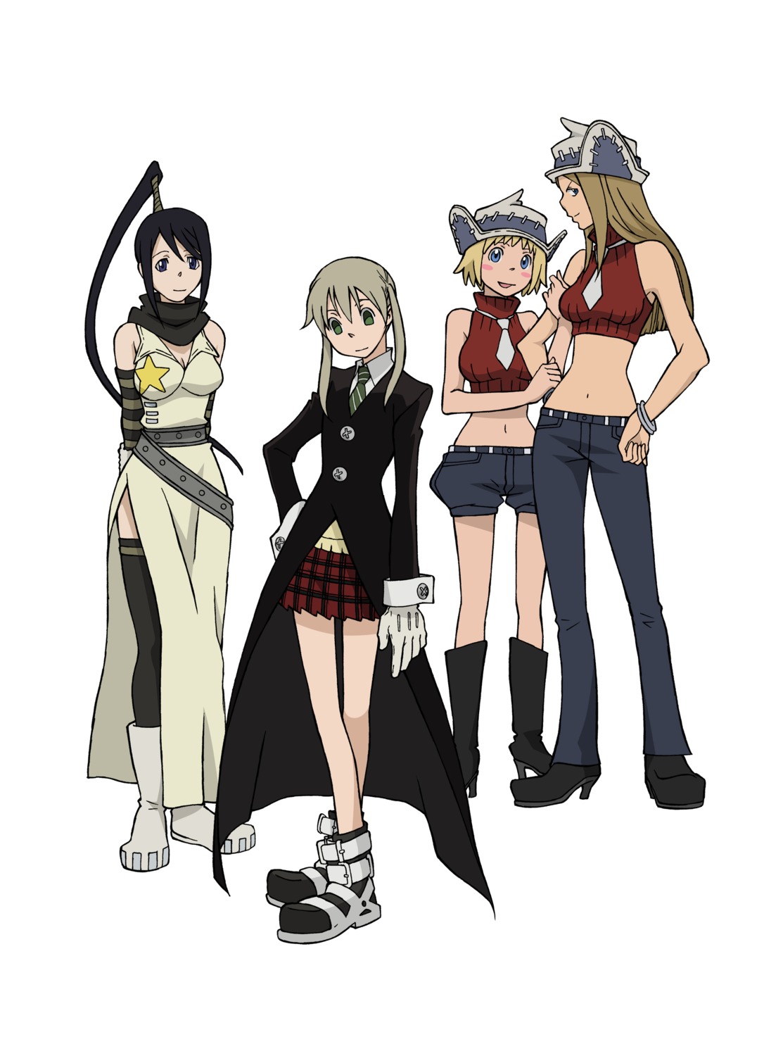 elizabeth_thompson, maka_albarn, nakatsukasa_tsubaki, patricia_thompson, soul_eater