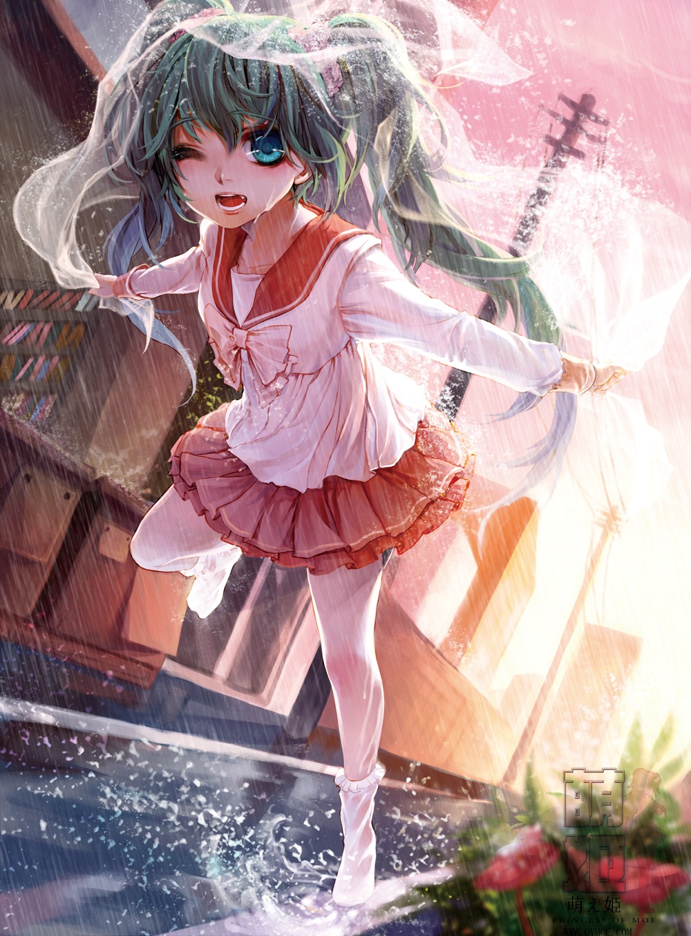 hatsune_miku, seifuku, silverwing, vocaloid