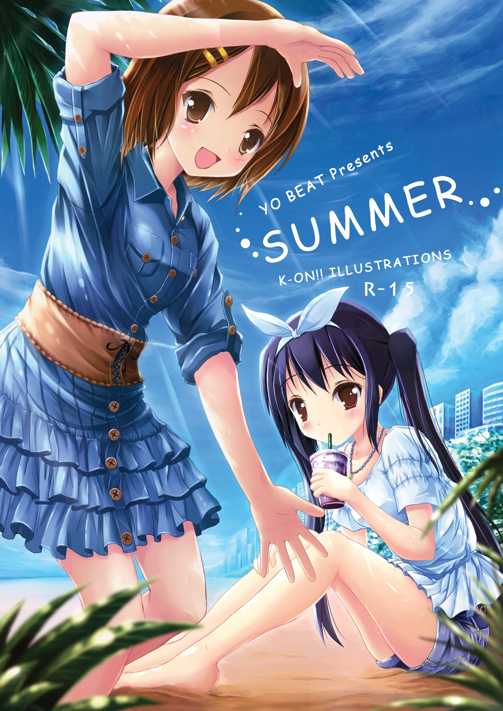hirasawa_yui, k-on!, nakano_azusa, syakatan