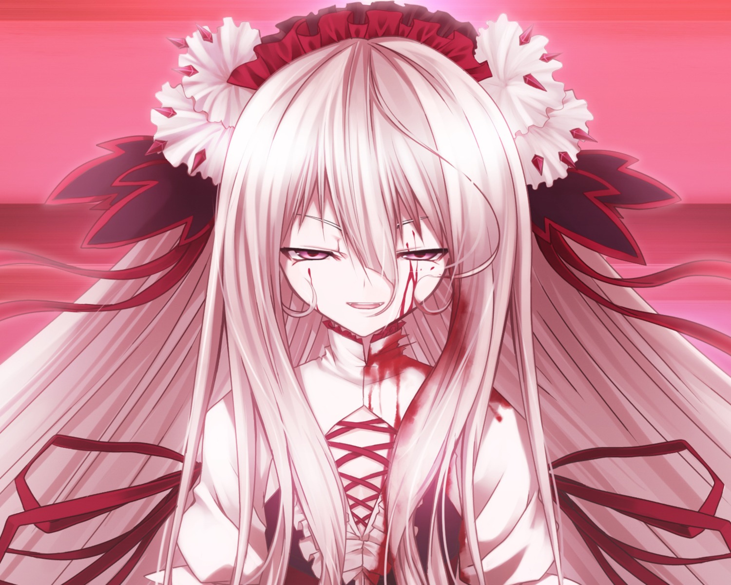 blood, cura, dress, game_cg, gothic_delusion, lose, reimia, torn_clothes