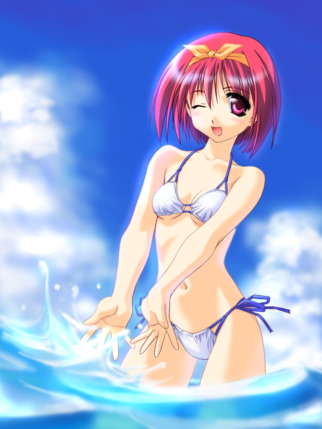 bikini, kamigishi_akari, norizou_type-r, swimsuits, to_heart, to_heart_(series)