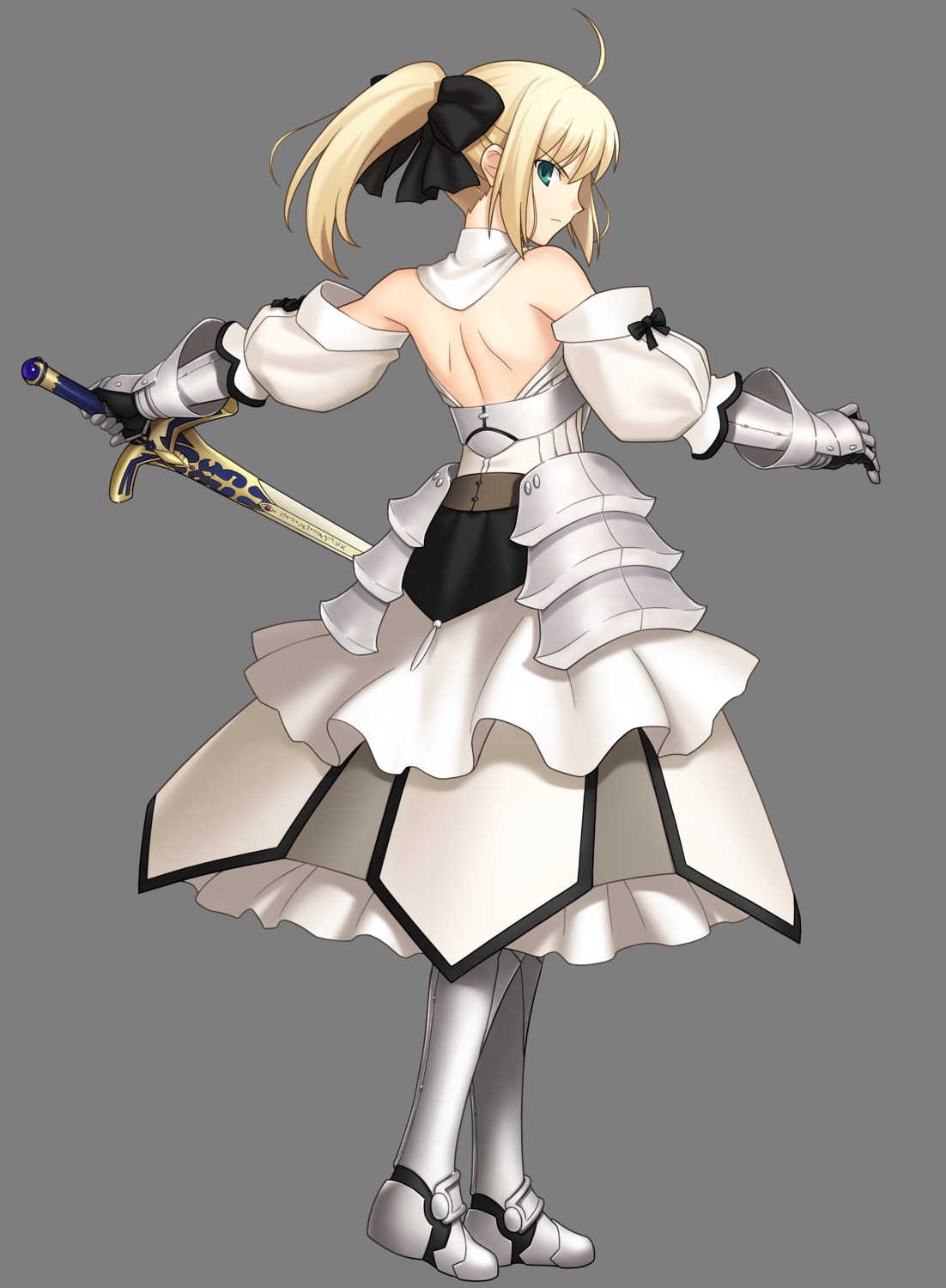 armor, artoria_pendragon_(fate), dress, fate/stay_night, fate/unlimited_codes, higurashi_ryuuji, sword, transparent_png, type-moon