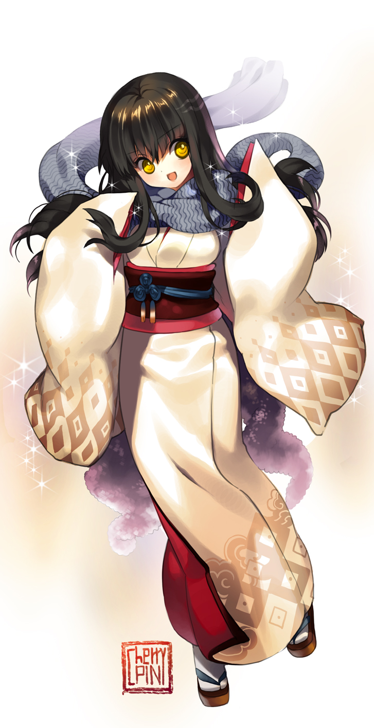 cherrypin, kimono, nurarihyon_no_mago, yuki_onna_(nurarihyon_no_mago)