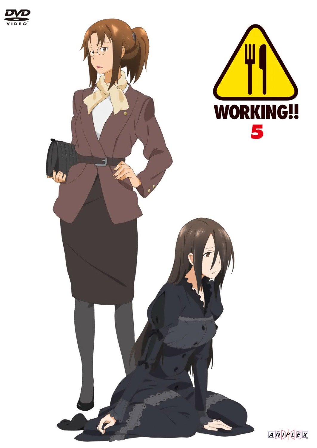 adachi_shingo, disc_cover, pantyhose, takanashi_izumi, takanashi_kazue, working!!