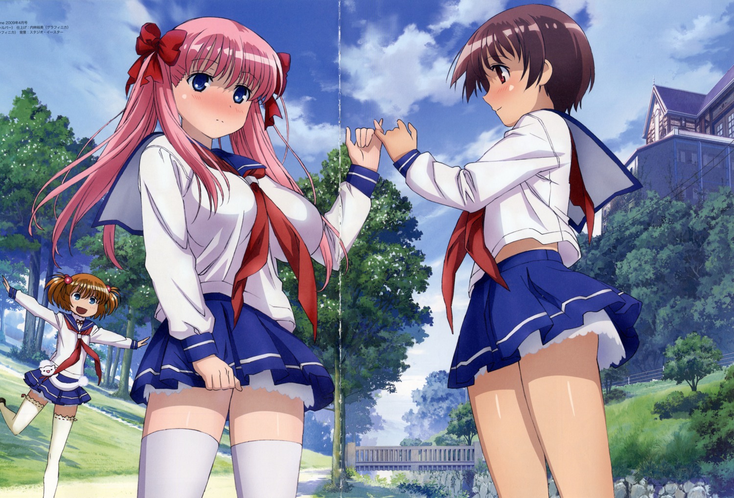 fixme, gap, haramura_nodoka, kataoka_yuuki, miyanaga_saki, saki, sasaki_masakatsu, scanning_artifacts