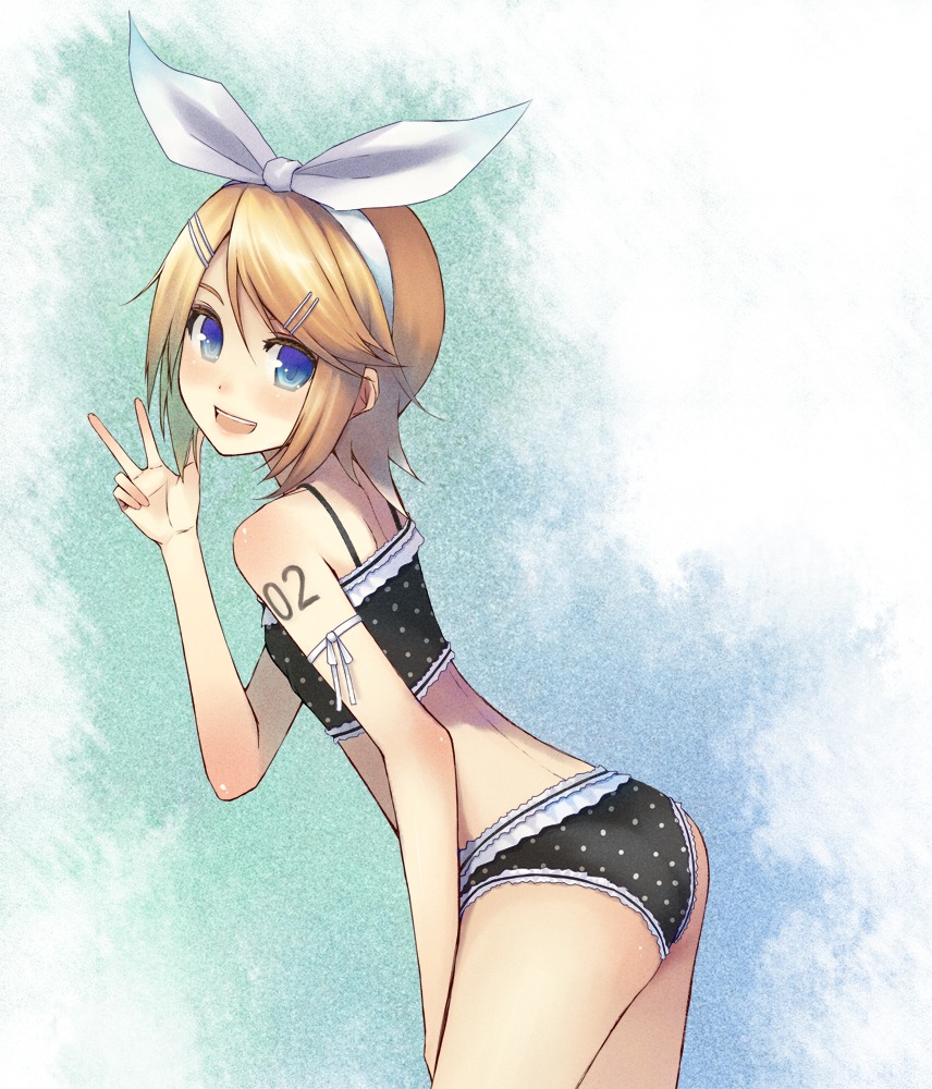 hazymoooooon, kagamine_rin, lingerie, pantsu, vocaloid
