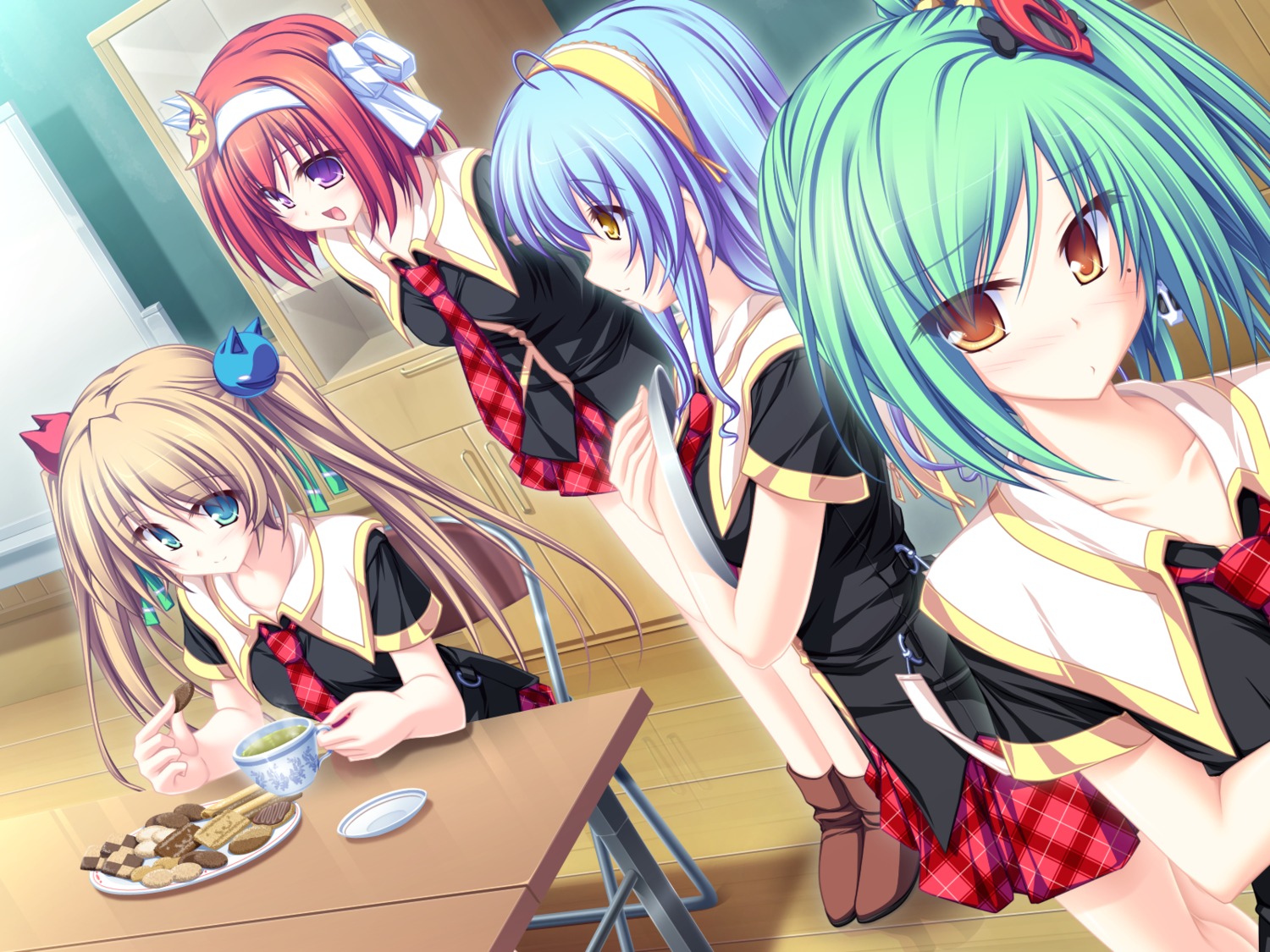 enomoto_yoshika, game_cg, hiiragi_tsukino, hisagihara_ui, seifuku, suzukaze_no_melt, tenmaso, tsubaki_nazuna