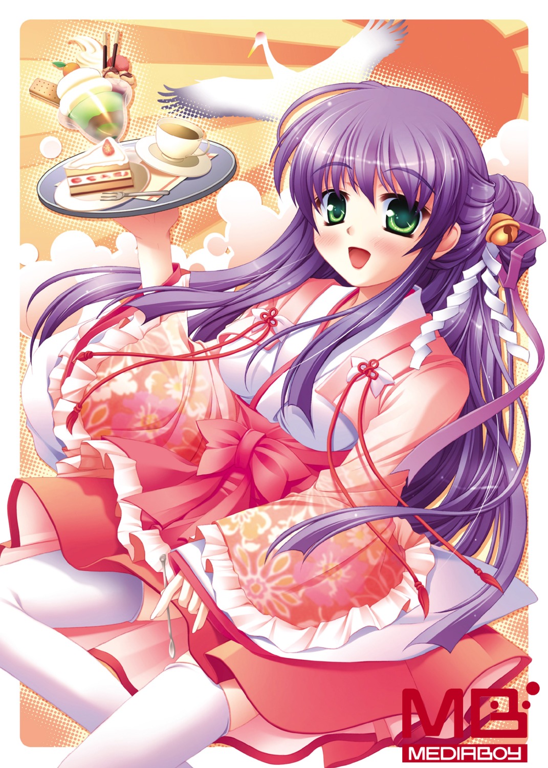 evemoina, maid, thighhighs, wa_maid, watermark