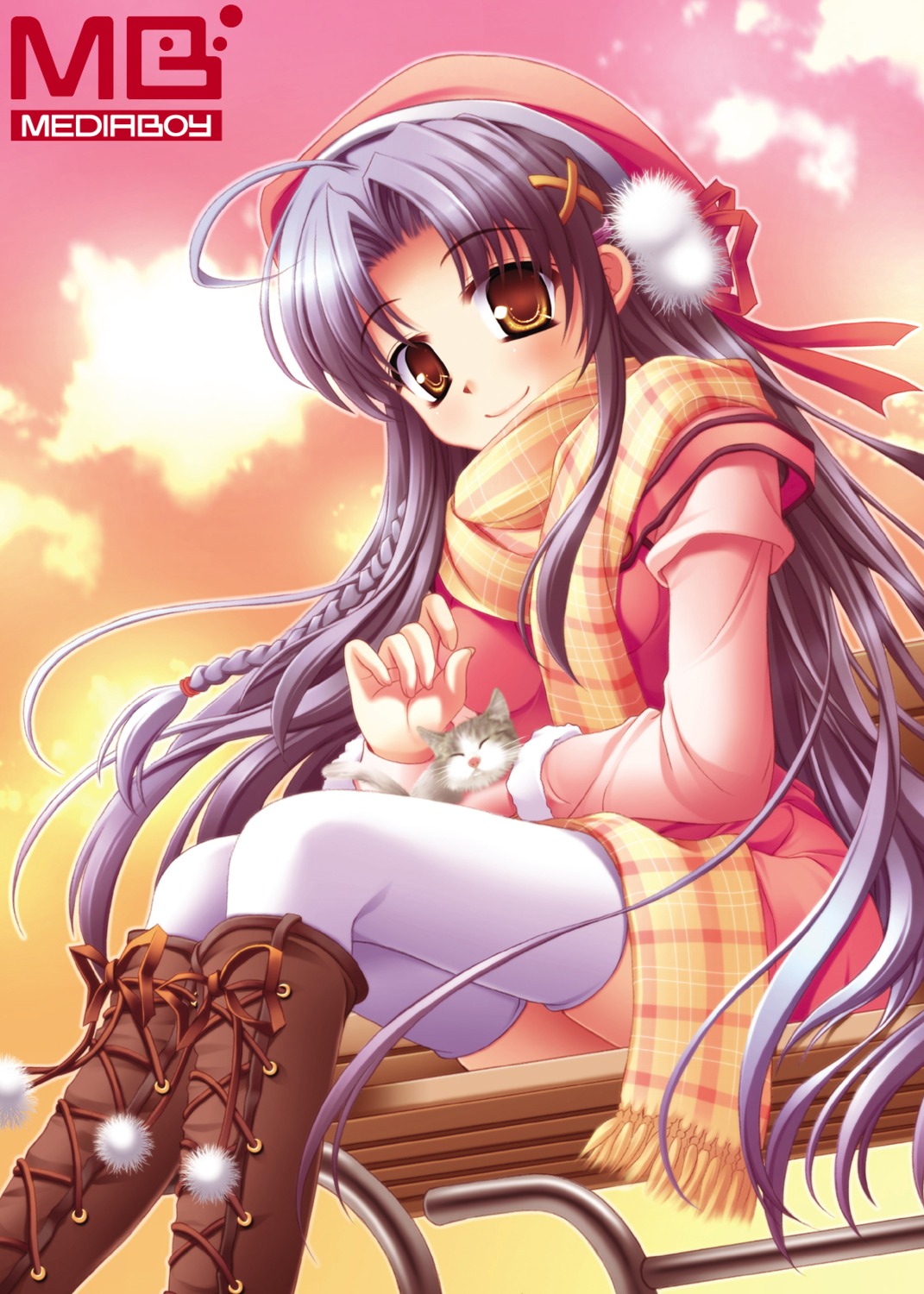 evemoina, thighhighs, watermark