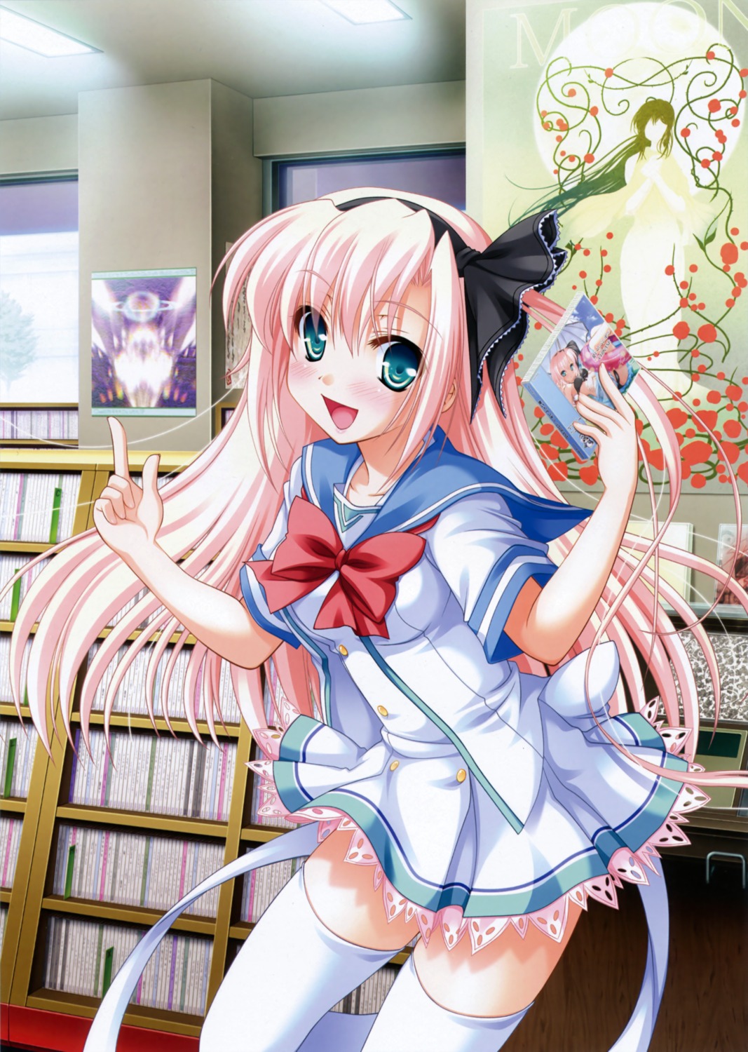 aikawa_chikane, alto_seneka, natsuiro_penguin, seifuku, thighhighs
