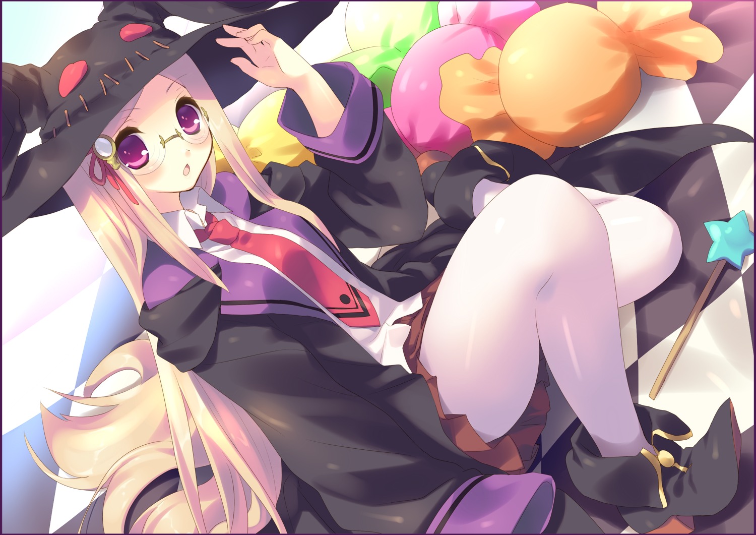 majolica_le_fay, megane, ookami-san, pantyhose, yamamoto_yumiko
