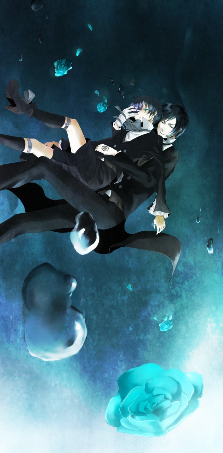 ciel_phantomhive, eyepatch, futarou, kuroshitsuji, male, sebastian_michaelis