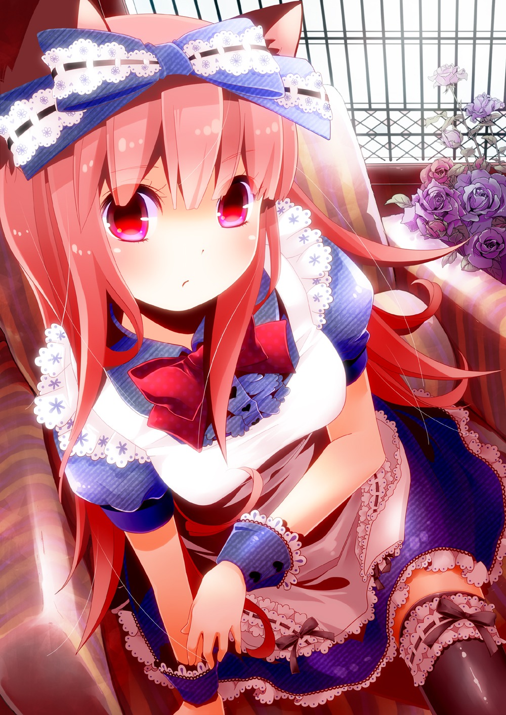 animal_ears, lolita_fashion, nekomimi, tanaka_nyan, thighhighs