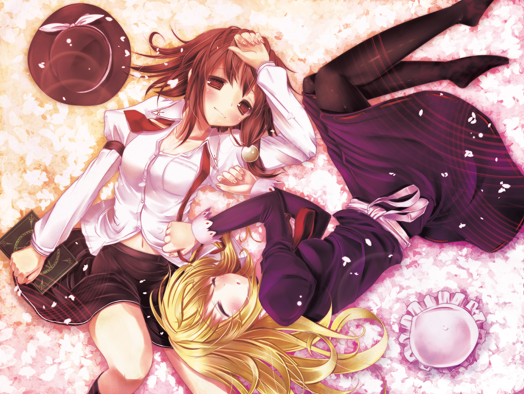 maribel_han, pantyhose, scarlet_(studioscr), touhou, usami_renko