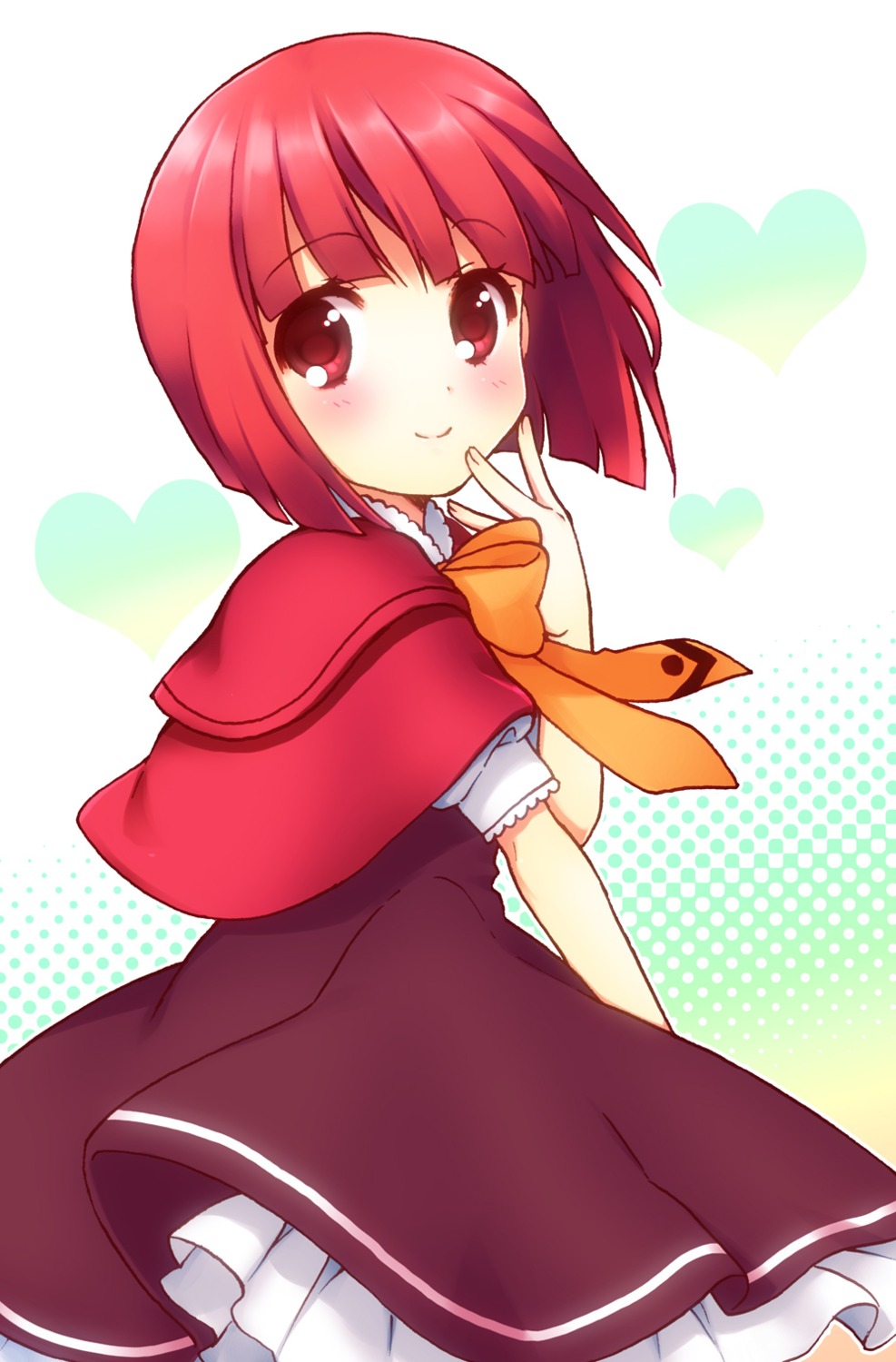 akai_ringo, dress, ookami-san, usashiro_mani