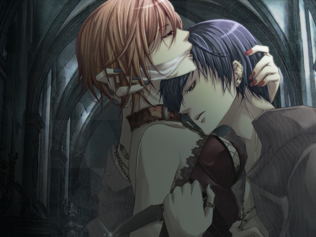 ebitendon, kaito, meiko, vocaloid, wallpaper