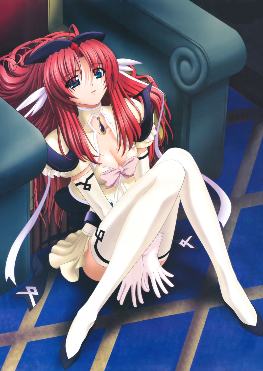 cleavage, mahou_senshi_(series), mahou_senshi_princess_tear, saitou_natsuki, thighhighs, triangle