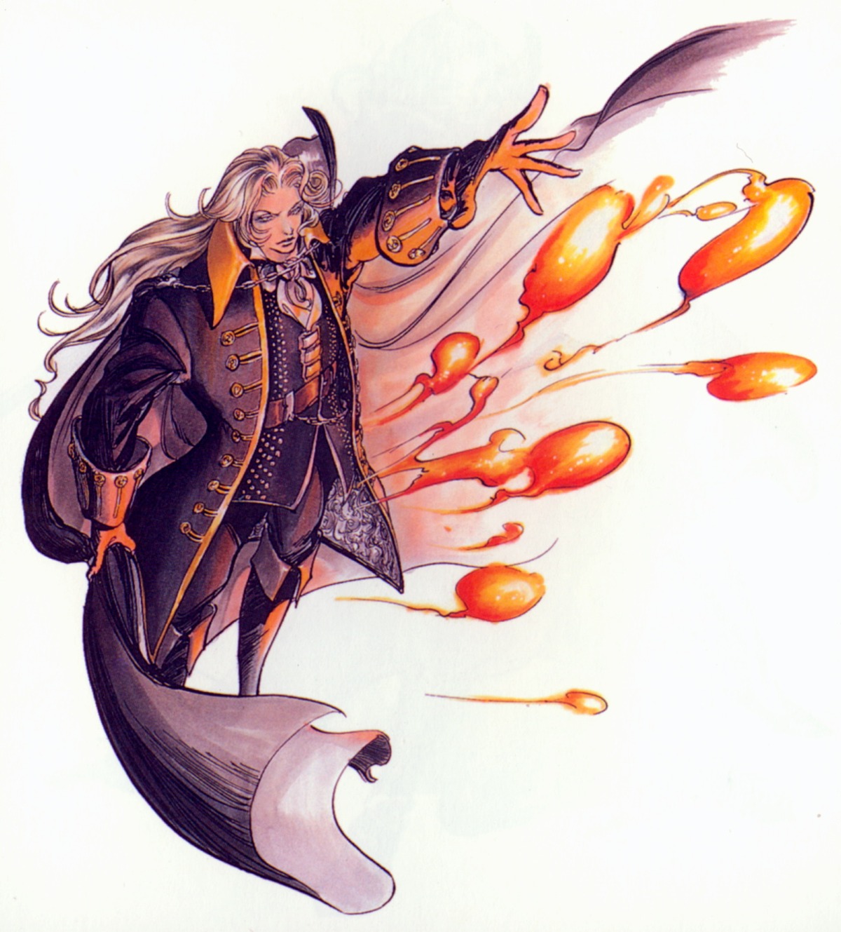 alucard_(castlevania), castlevania, castlevania:_symphony_of_the_night, kojima_ayami, konami, male