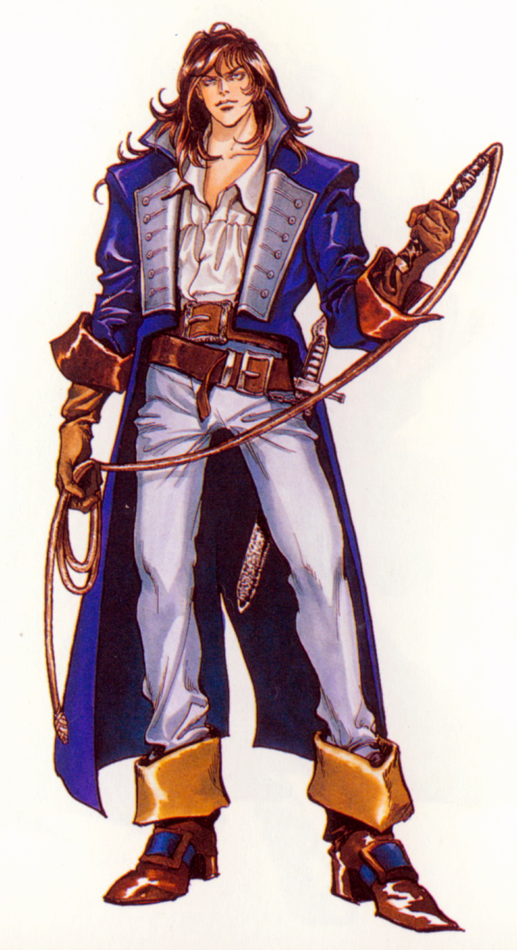 castlevania, castlevania:_symphony_of_the_night, kojima_ayami, konami, male, richter_belmont, weapon