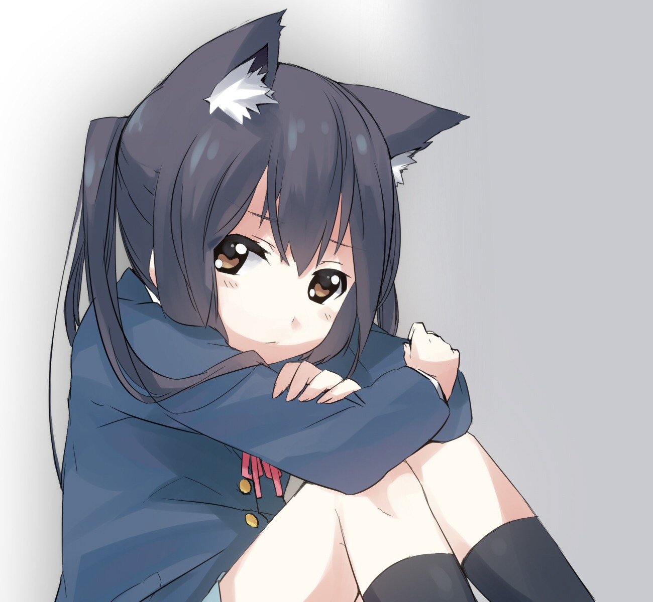 animal_ears, k-on!, mizuki_(koko_lost), nakano_azusa, nekomimi, seifuku