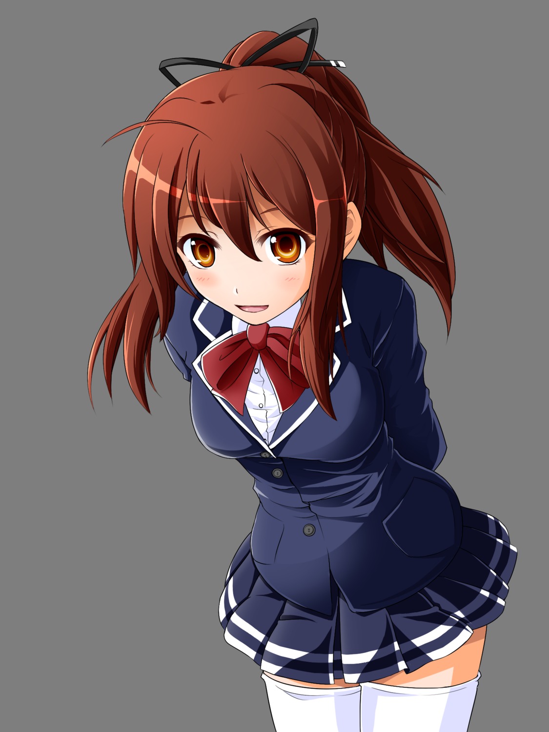 raguna, seifuku, thighhighs, transparent_png