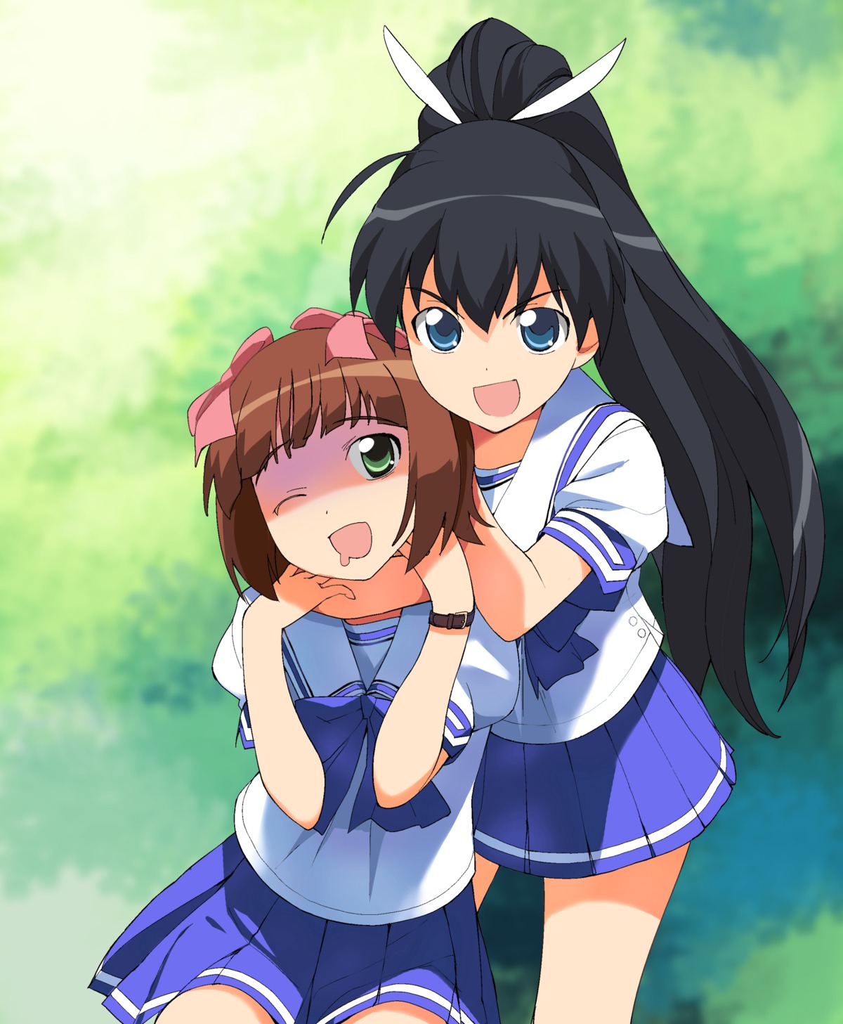 a1, amami_haruka, ganaha_hibiki, hayase_mitsuki, initial-g, kimi_ga_nozomu_eien, seifuku, suzumiya_haruka