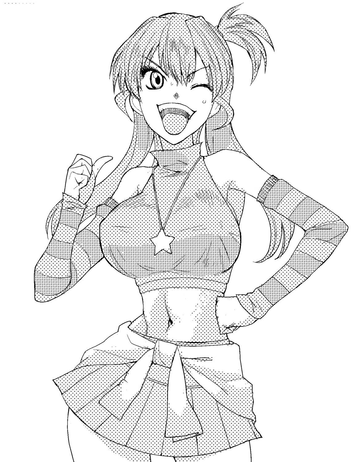 a1, initial-g, monochrome, sakurai_yumeko, the_idolm@ster, the_idolm@ster_dearly_stars