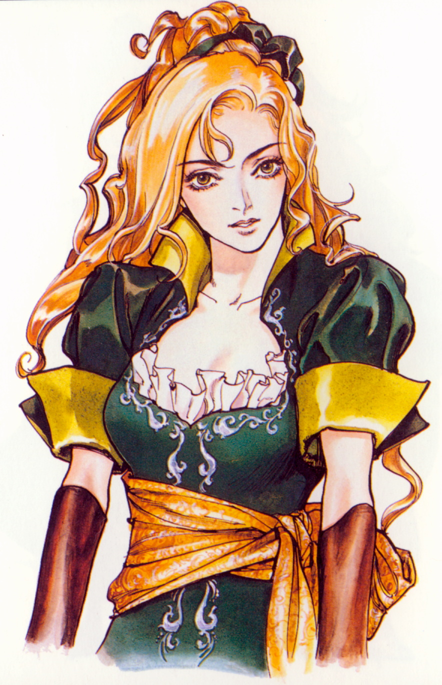 castlevania, castlevania:_symphony_of_the_night, cleavage, dress, kojima_ayami, konami, maria_renard