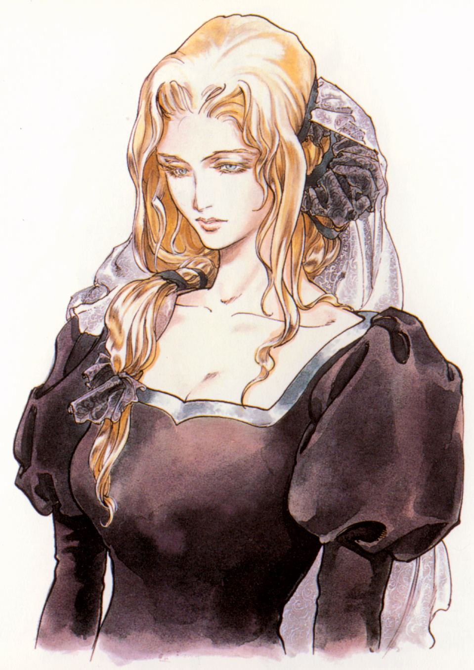 castlevania, castlevania:_symphony_of_the_night, dress, kojima_ayami, konami, lisa_(castlevania)