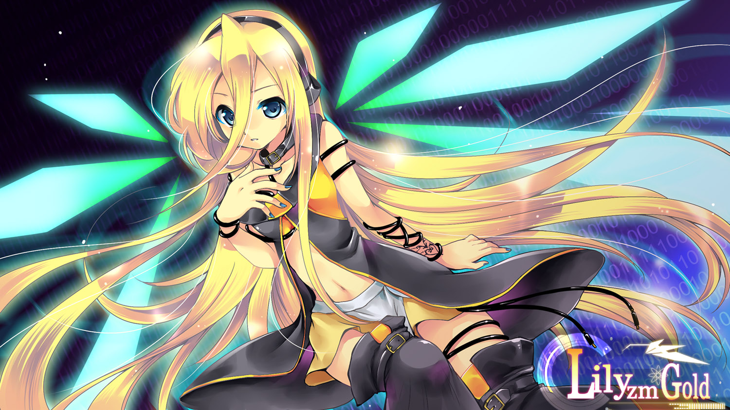 child-box, lily_(vocaloid), thighhighs, vocaloid, wings
