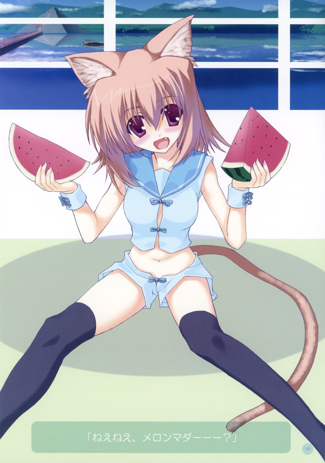 animal_ears, ice_&_choco, kokonobi, laihua, nekomimi, tail