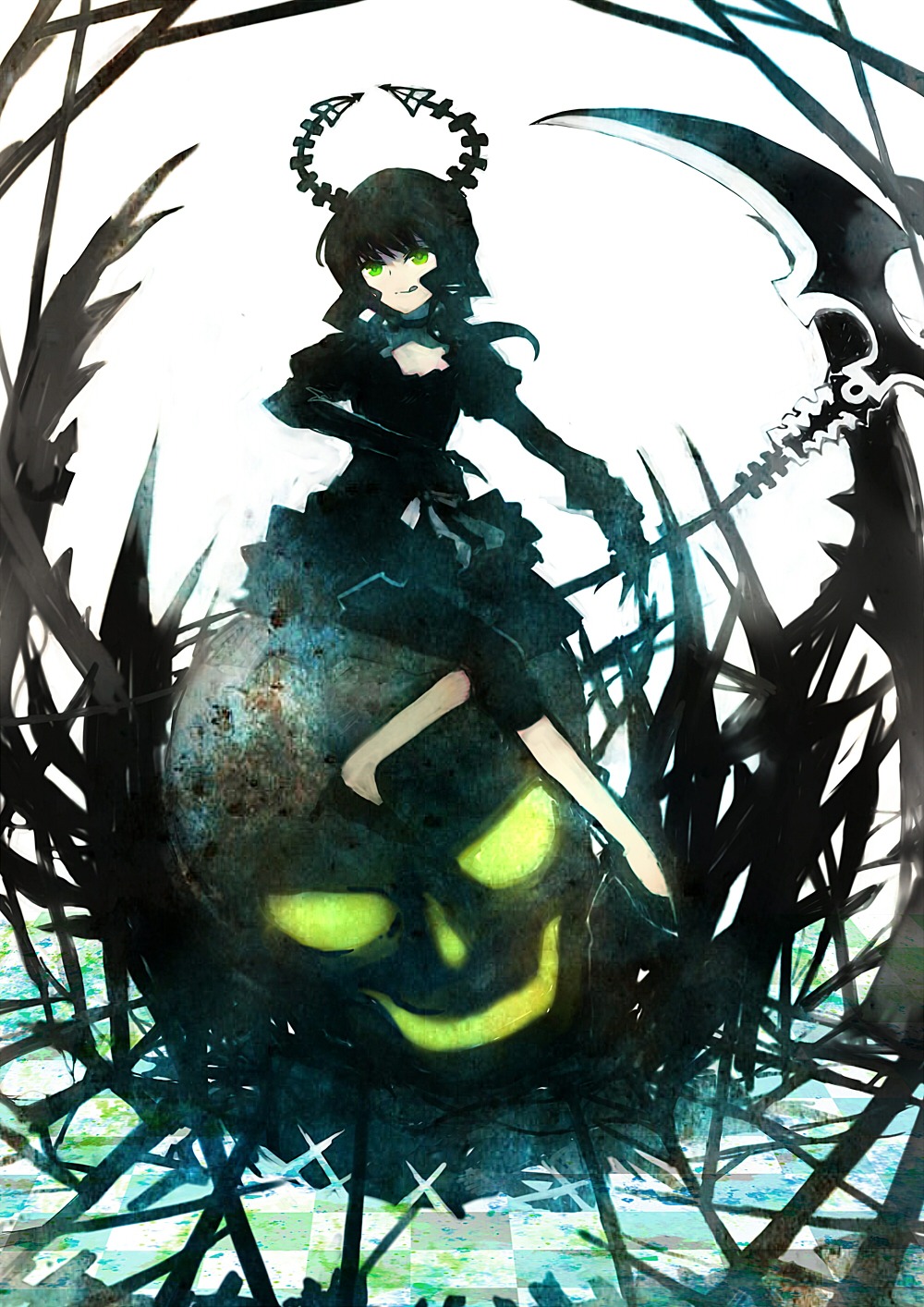 black_rock_shooter, dead_master, horns, tsuchiya_akira, vocaloid