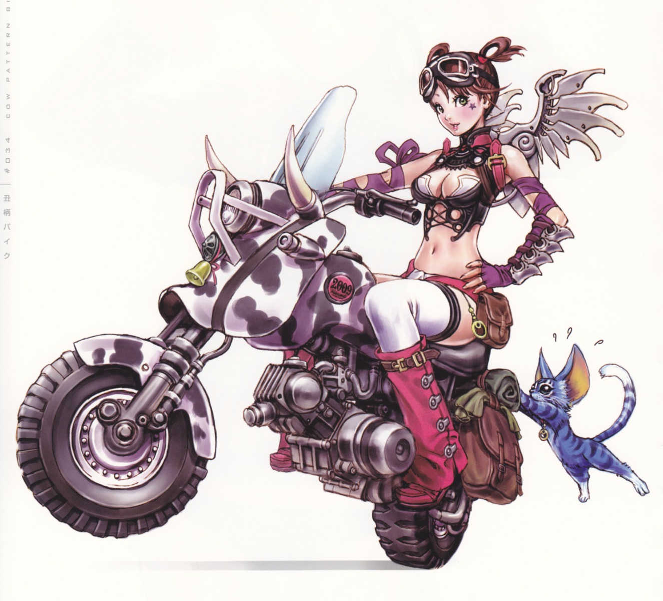 cleavage, pocco, thighhighs, yamashita_shunya