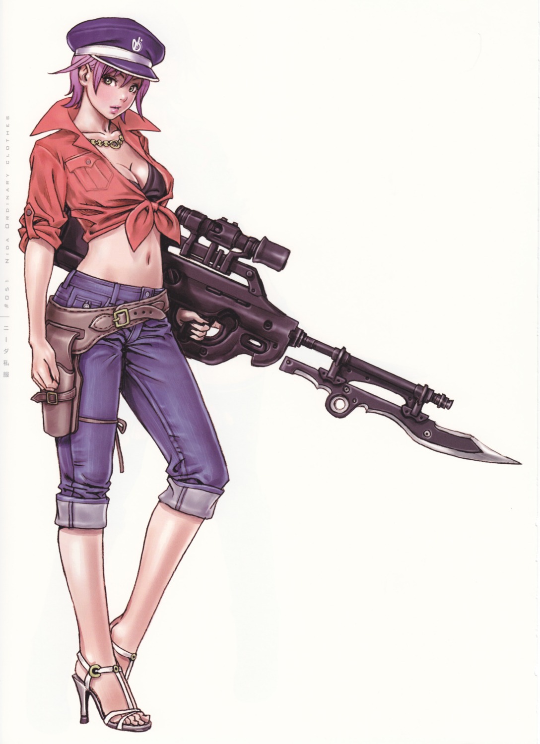 cleavage, gun, nida_schuetlich, shuraki, yamashita_shunya