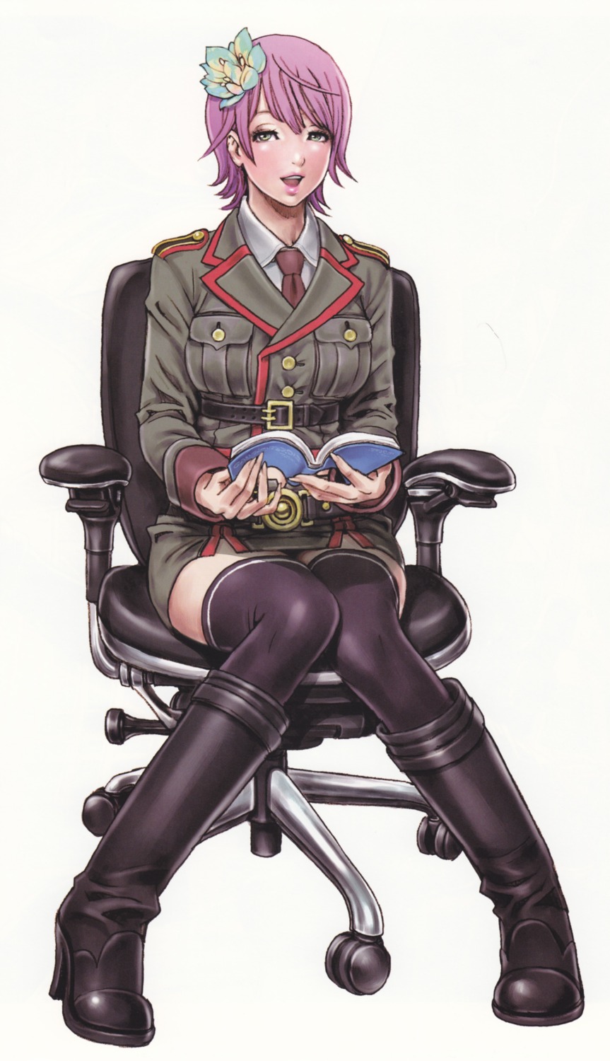 nida_schuetlich, shuraki, thighhighs, uniform, yamashita_shunya