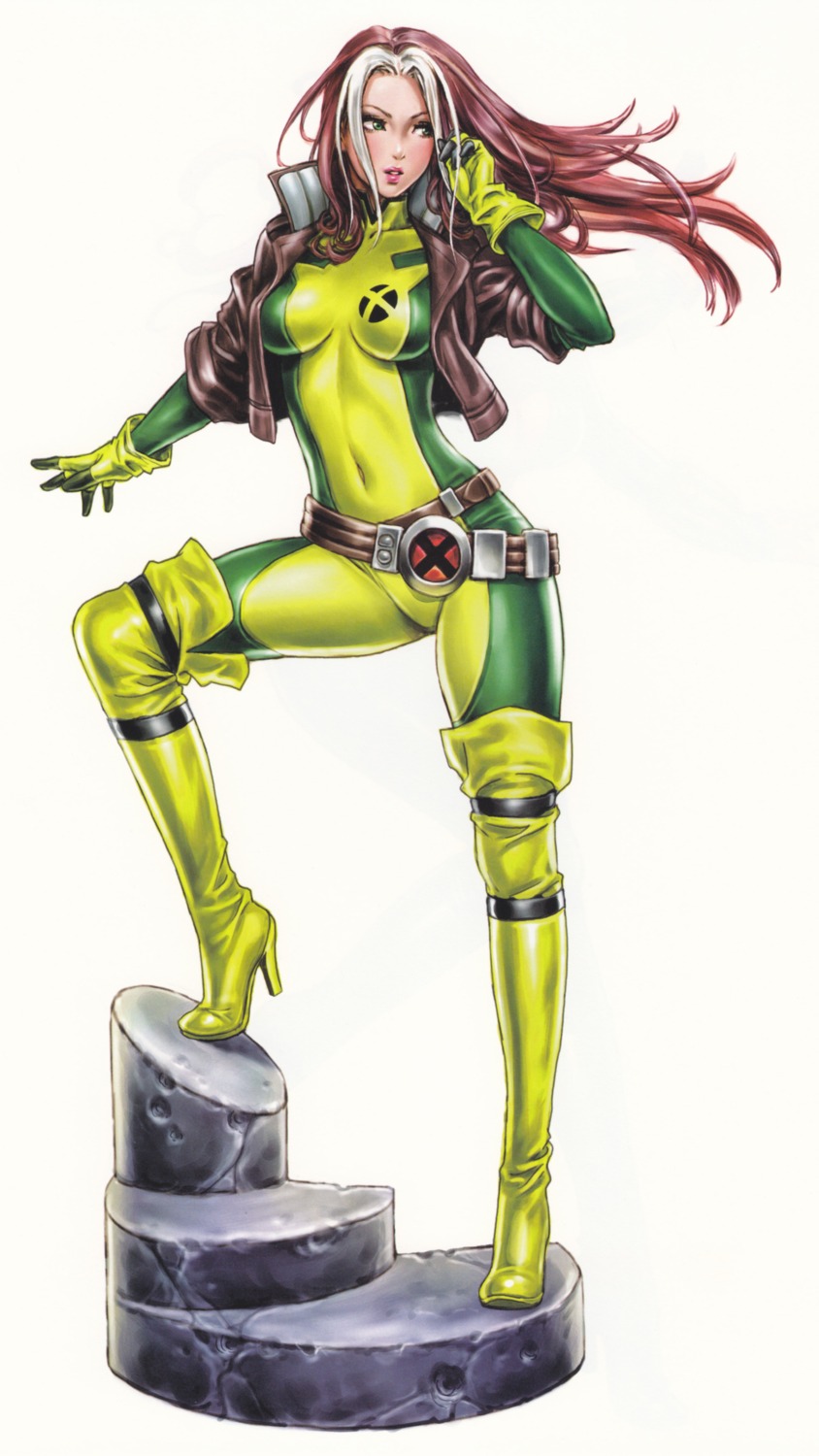 bodysuit, marvel, rogue_(x-men), x-men, yamashita_shunya