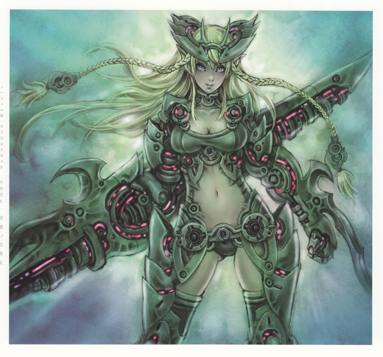 alteil, cleavage, thighhighs, yamashita_shunya