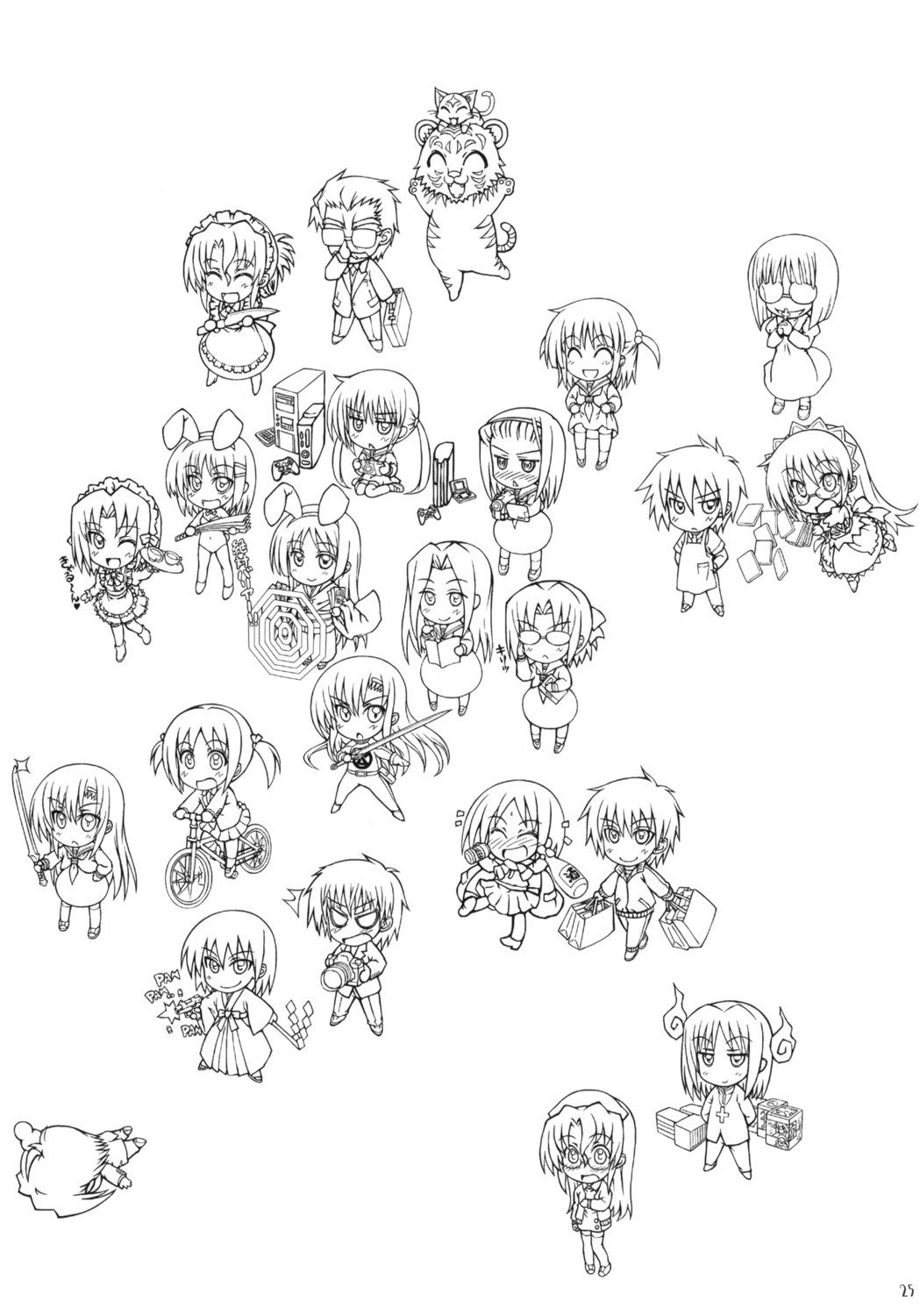 aizawa_sakuya, asakaze_risa, ayasaki_hayate, chibi, focke_wulf, hanabishi_miki, harukaze_chiharu, hayate_no_gotoku