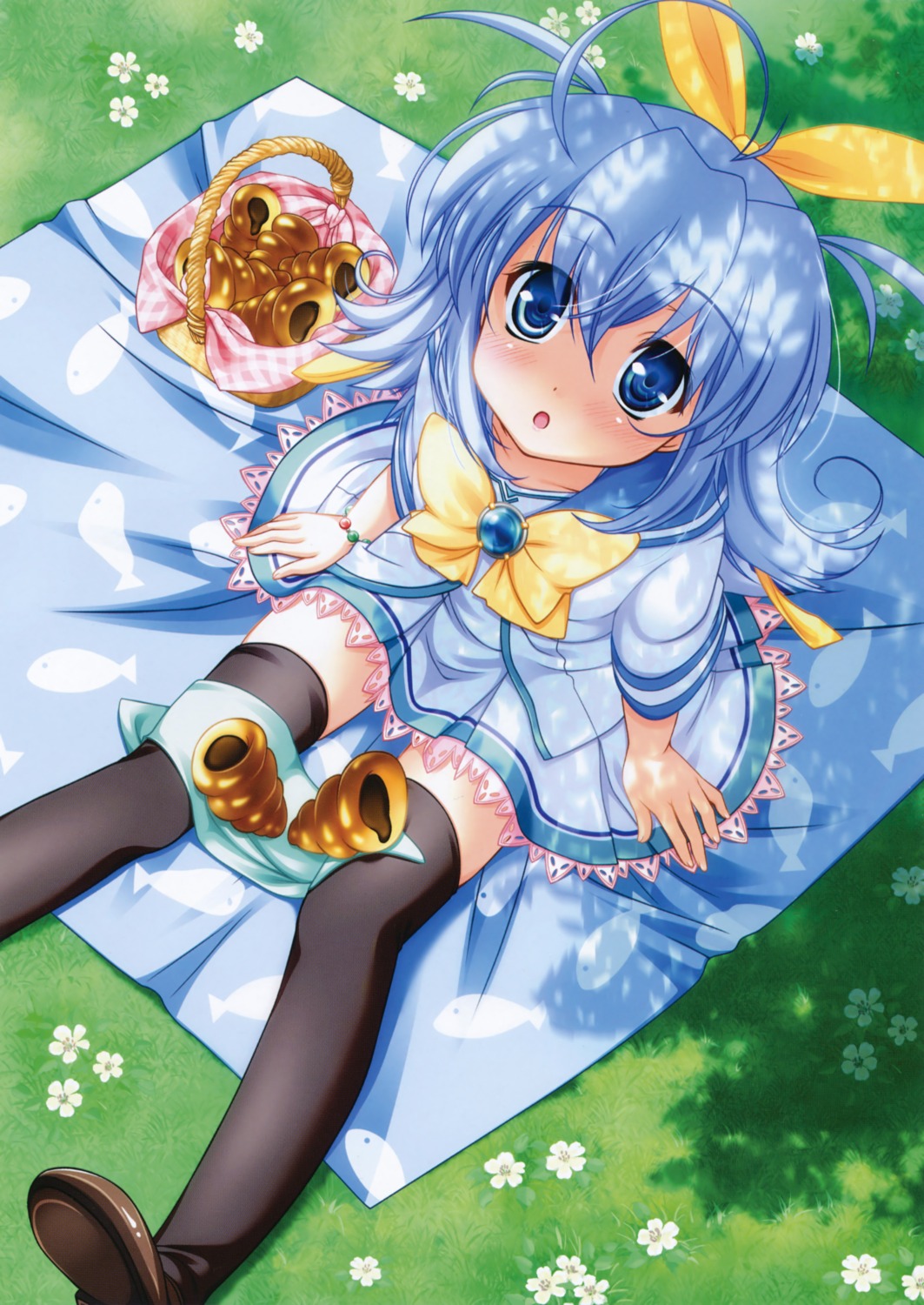 alto_seneka, korone_(natsuiro_penguin), natsuiro_penguin, seifuku, thighhighs
