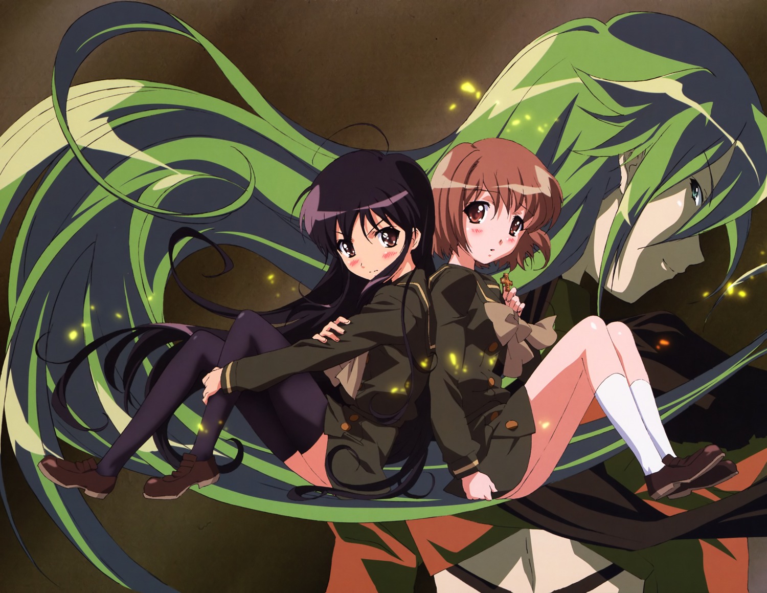 seifuku, shakugan_no_shana, shana, thighhighs, yoshida_kazumi